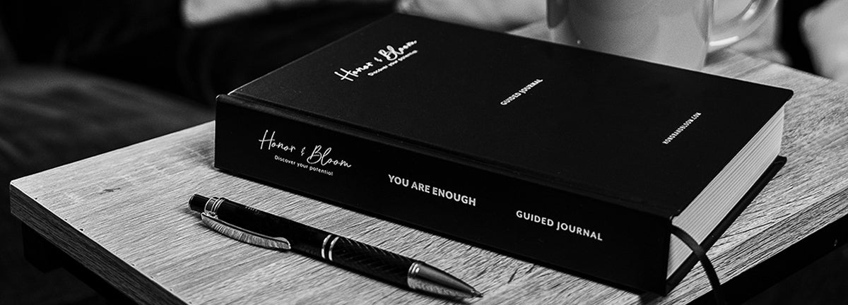Honor & Bloom self discovery journal for reflection, healing, and personal growth