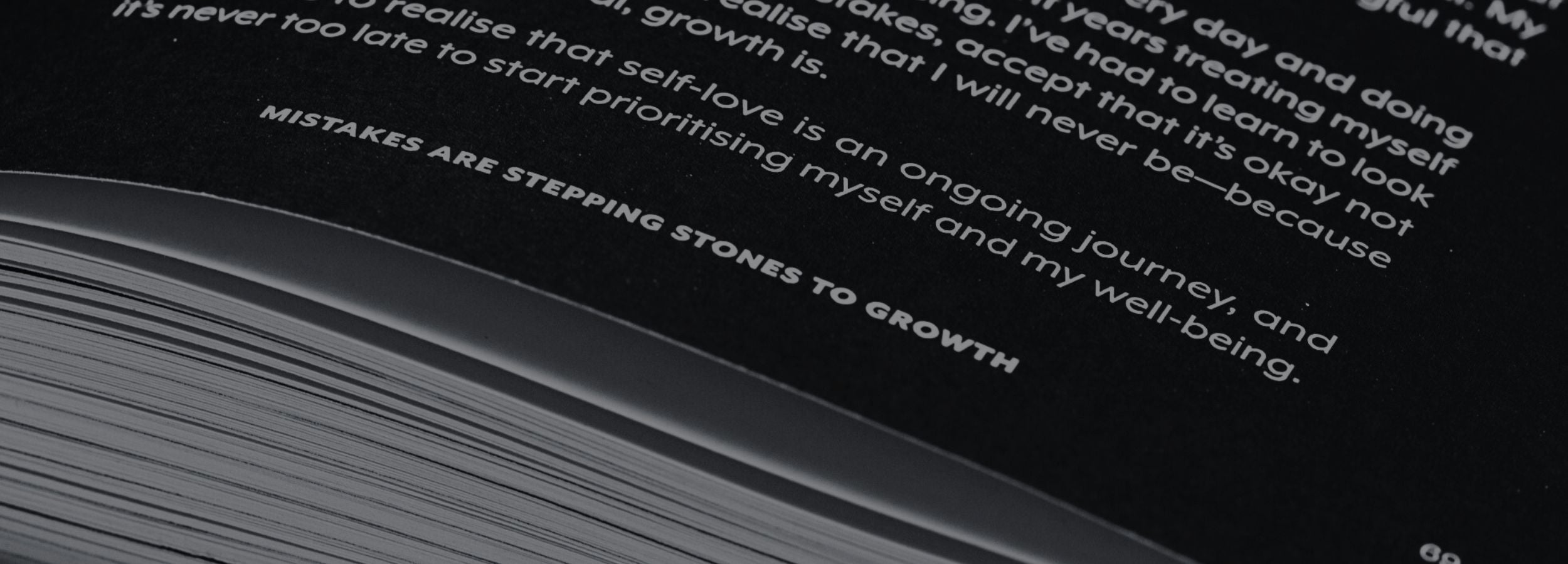 Text on a black background with white text