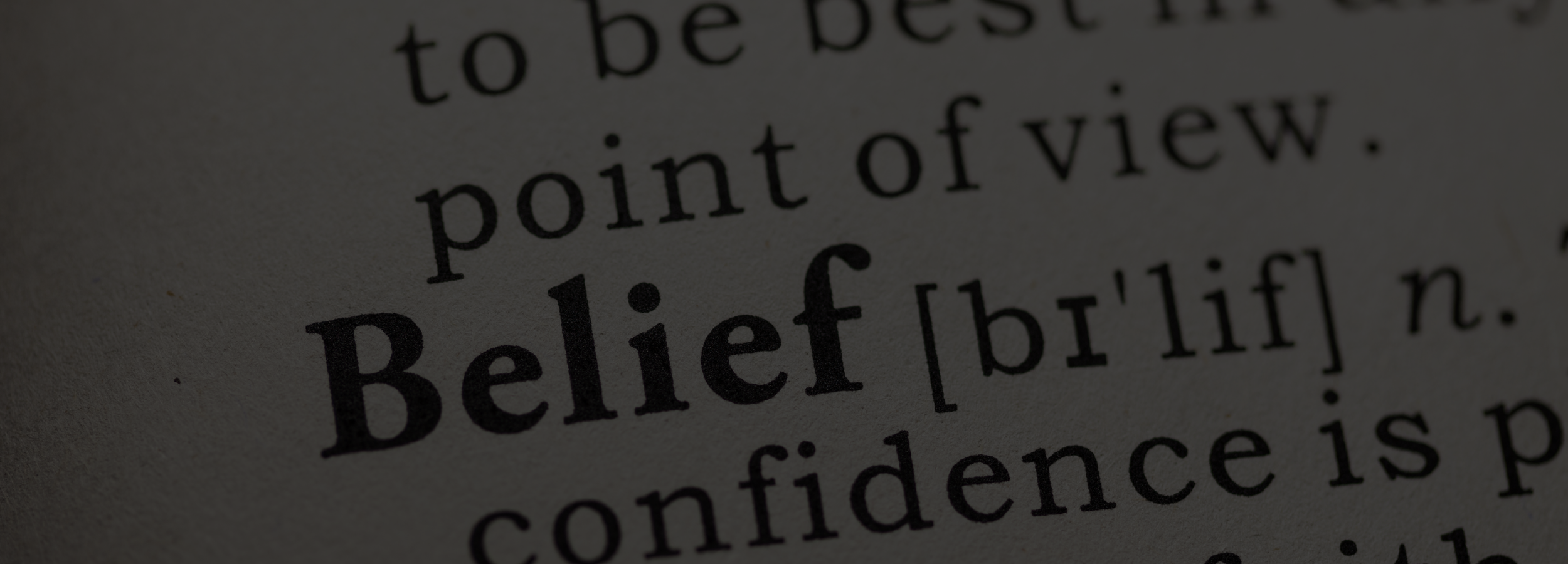 The Stories We Believe About Ourselves
